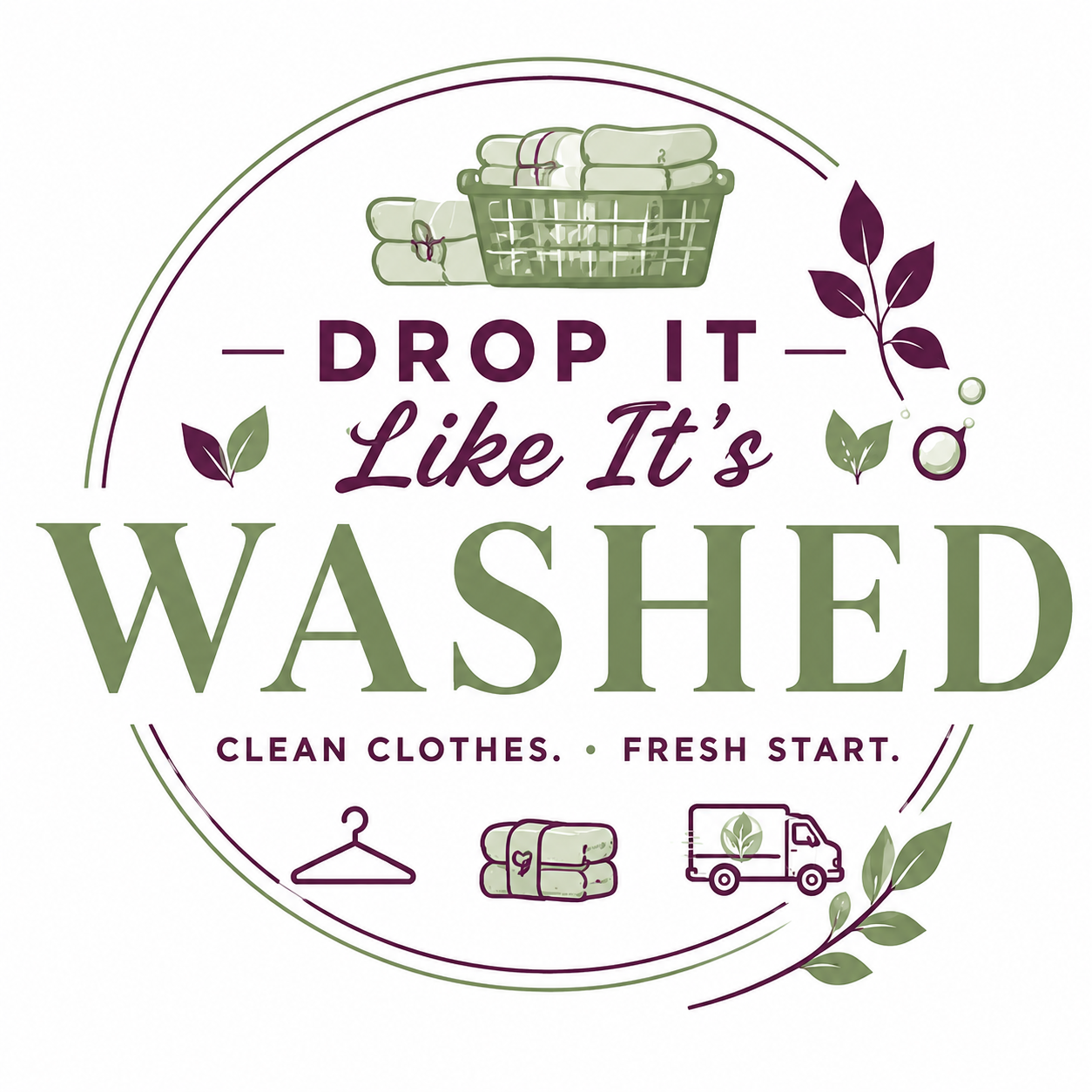 Drop It Like It's Washed logo